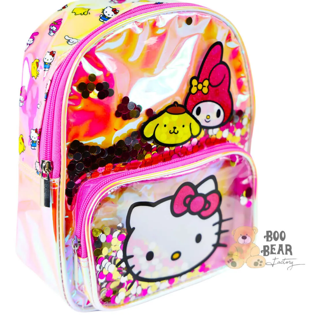 Hello Kitty Shakies Girls Mini Backpack – Pink | $29.99 | Boo Bear Factory