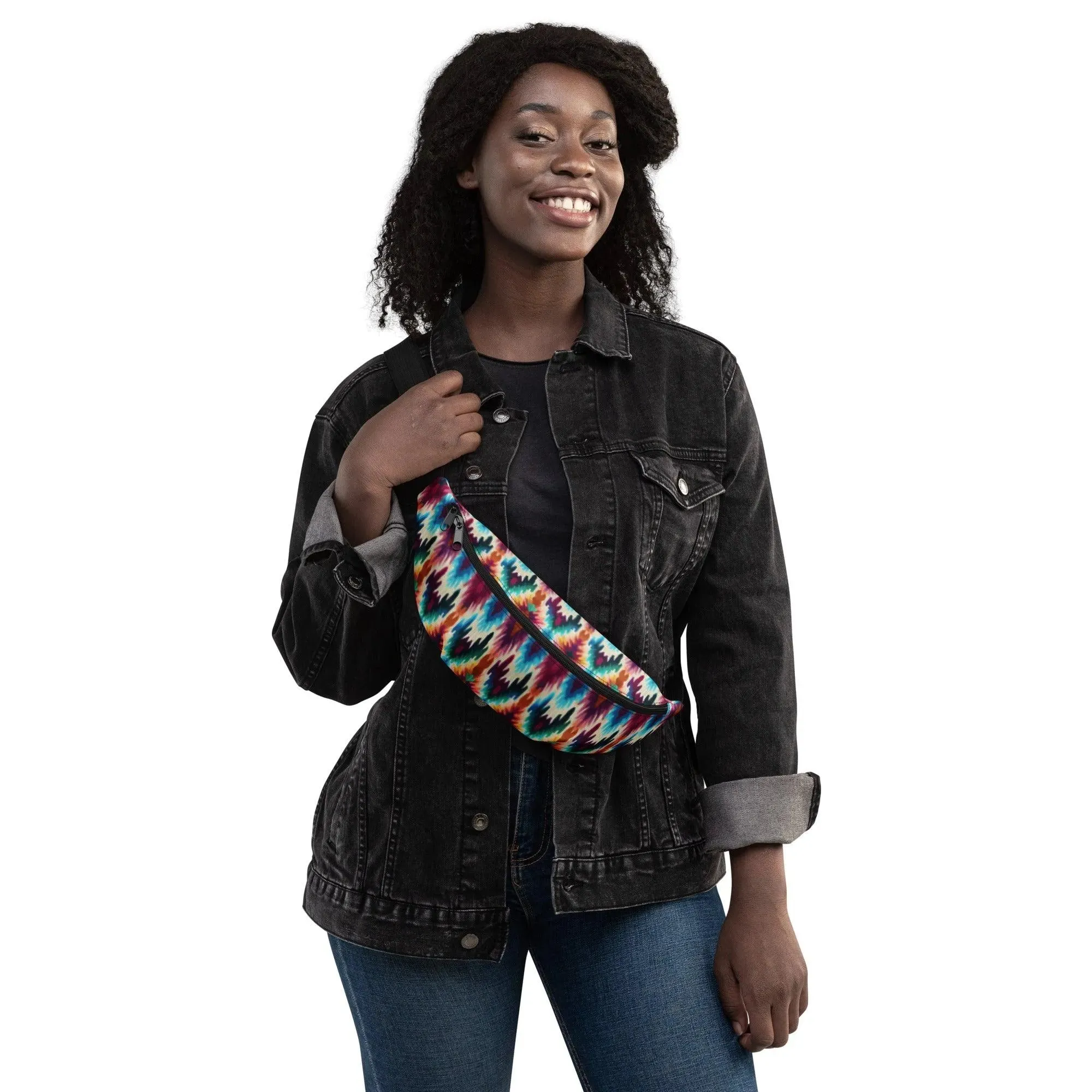 Indonesian Ikat Fanny Pack