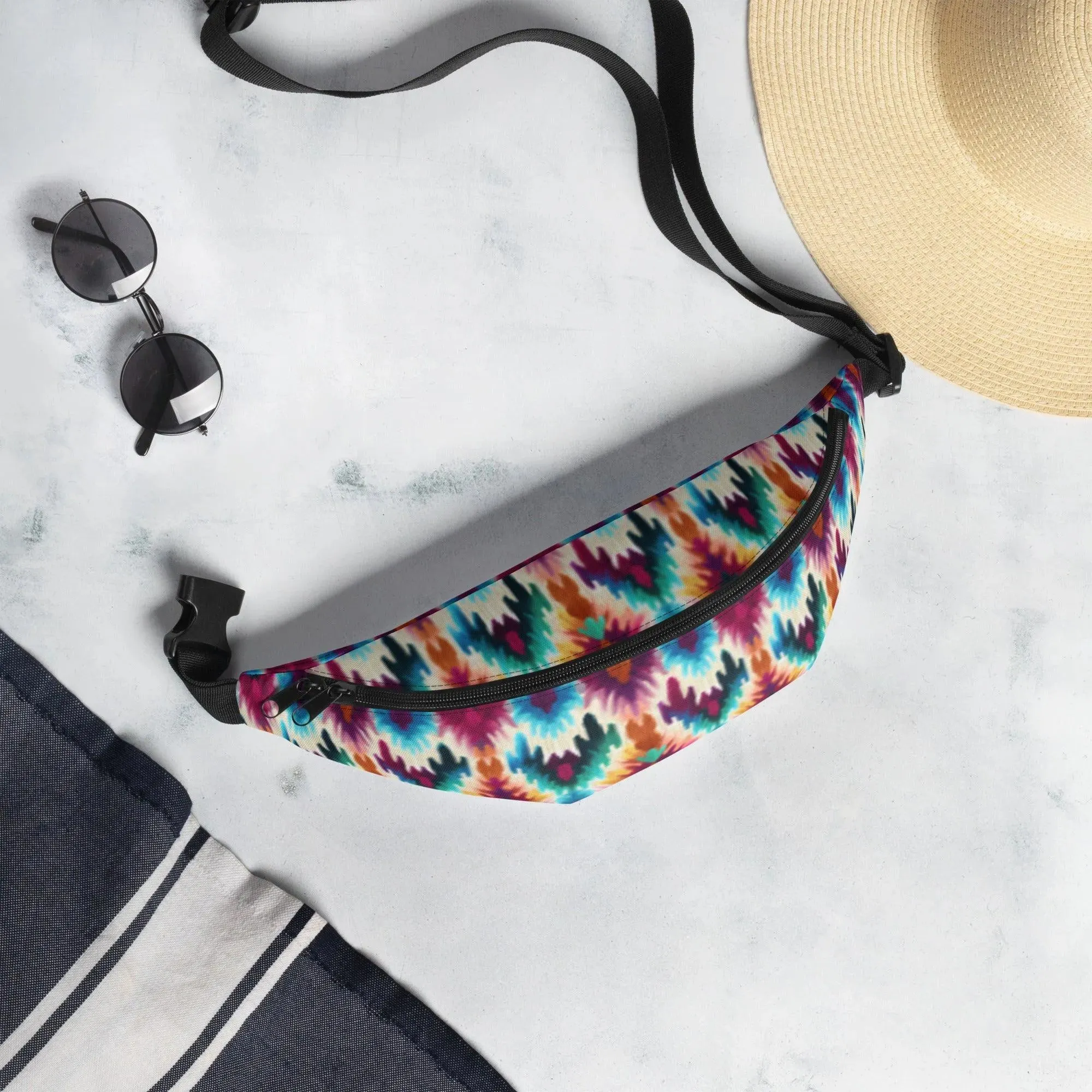 Indonesian Ikat Fanny Pack