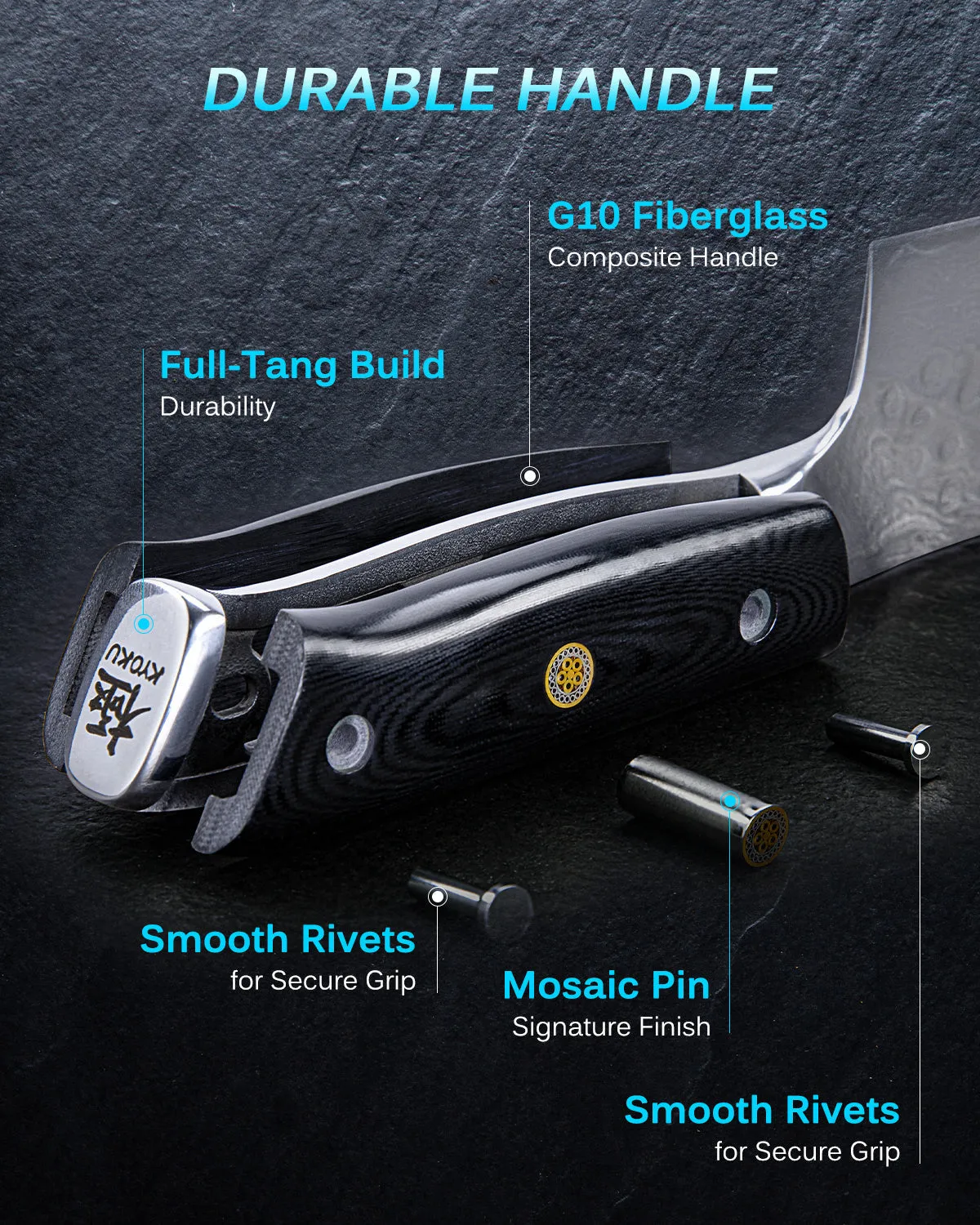 Japanese Utility Knives Damascus Steel | Gin Series