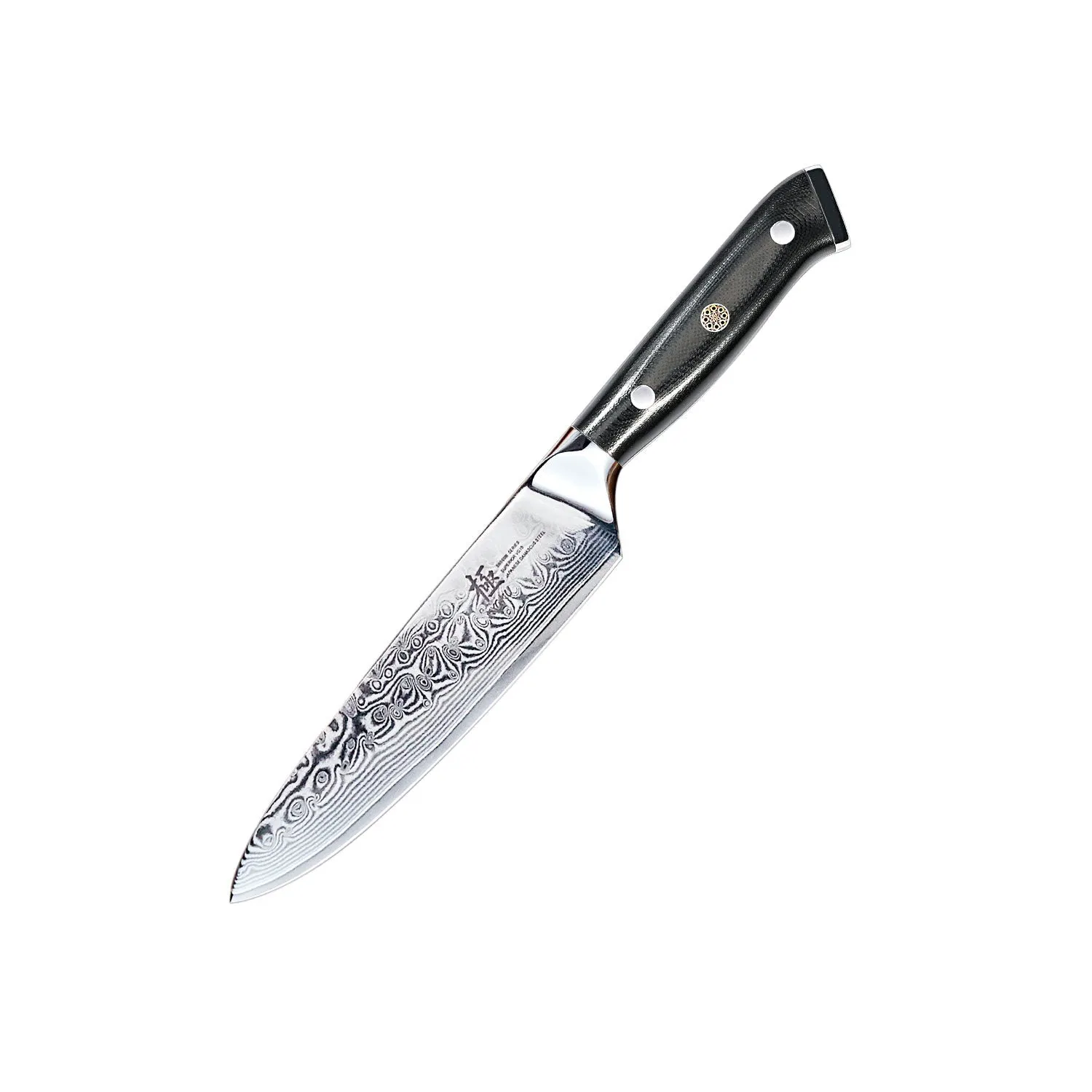 Japanese Utility Knives Damascus Steel | Gin Series