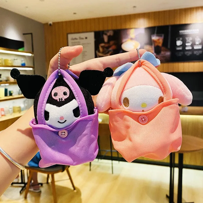 Kawaii Mini Handbag Plush Toy Keychain