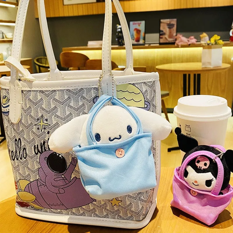 Kawaii Mini Handbag Plush Toy Keychain