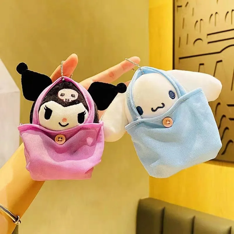 Kawaii Mini Handbag Plush Toy Keychain