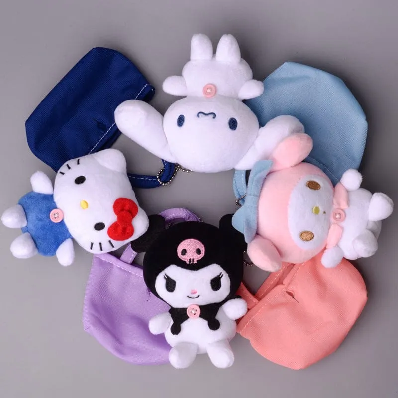 Kawaii Mini Handbag Plush Toy Keychain