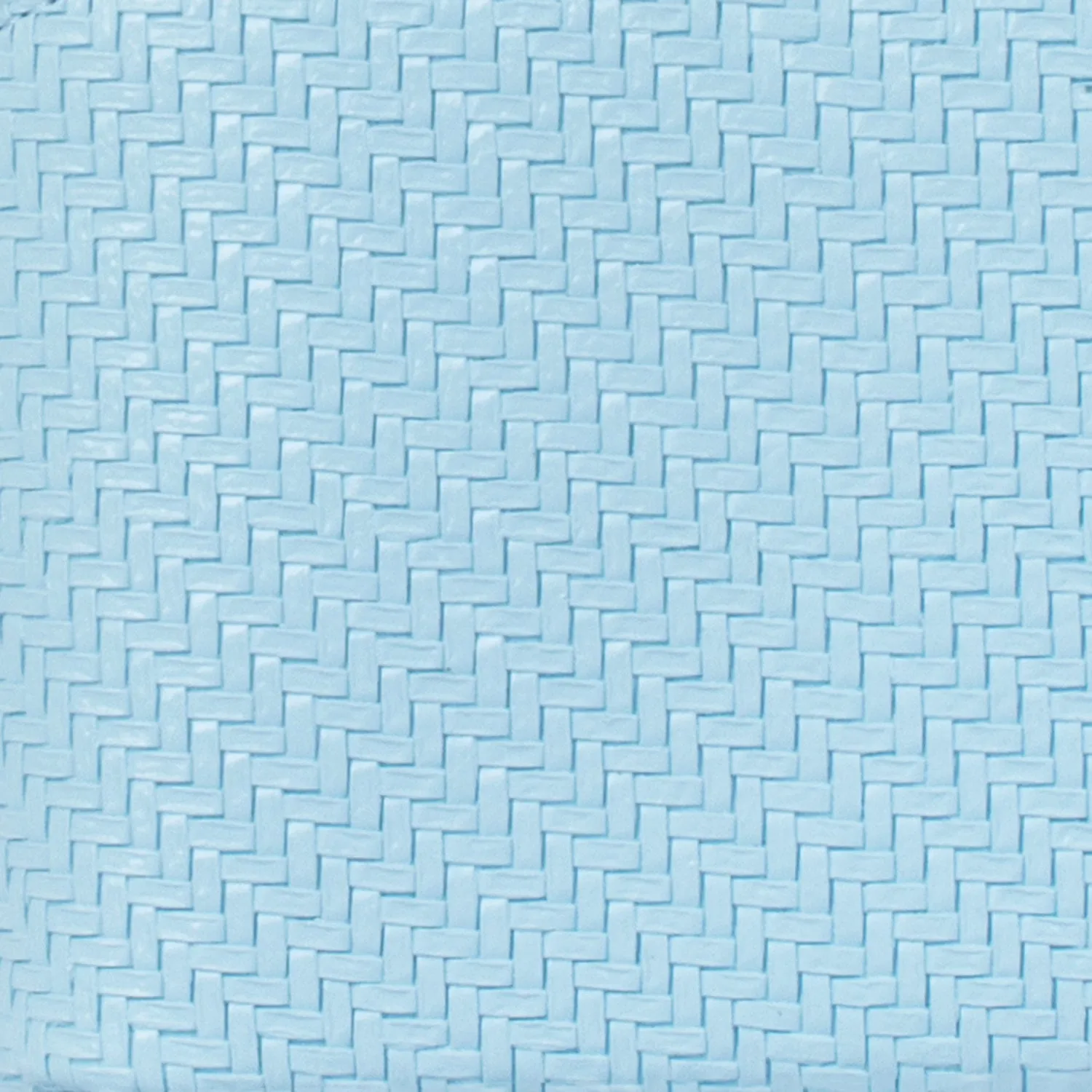 Large Beauty Bag - Herringbone Bluebell