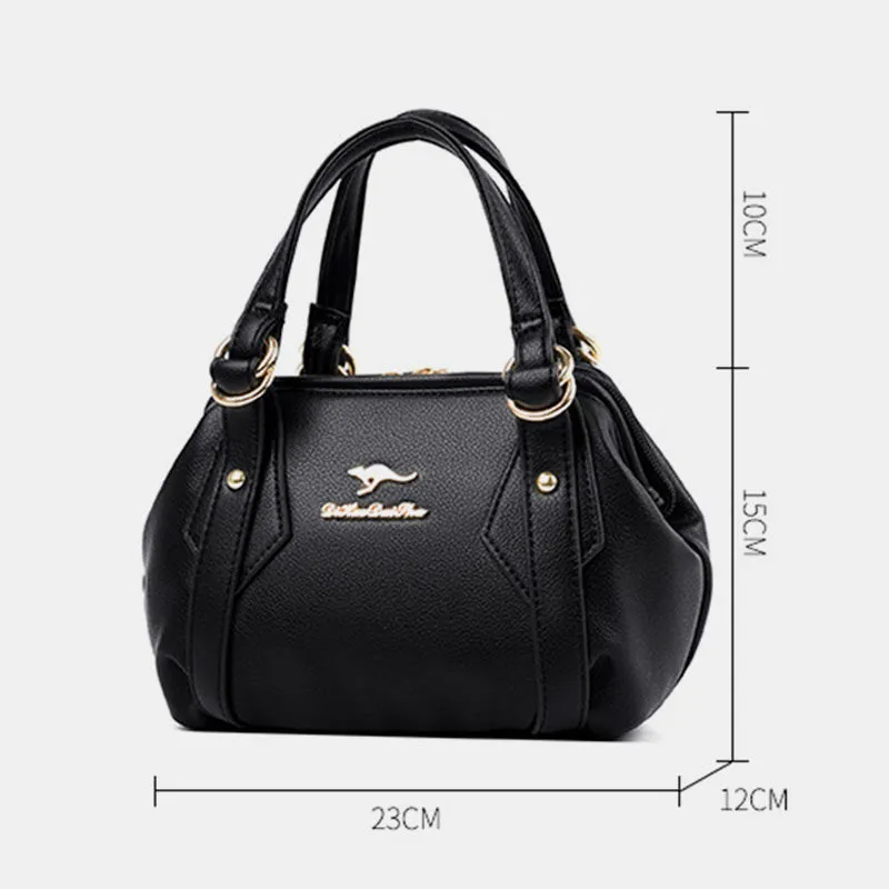 Large Capacity Multi-Pocket Anti-theft Elegant Tote Bag Handbag