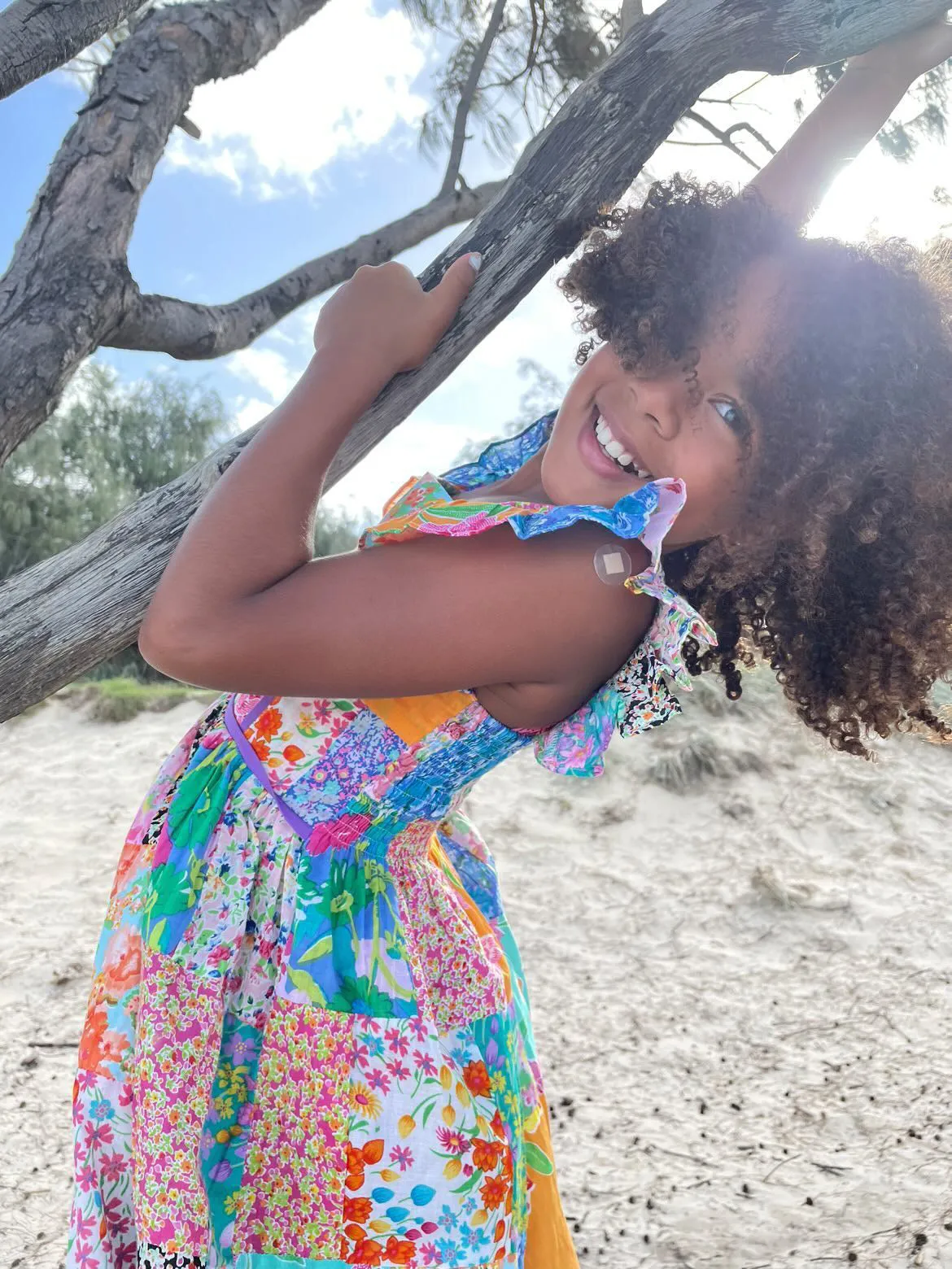 Lilas Dress Patchwork Bliss