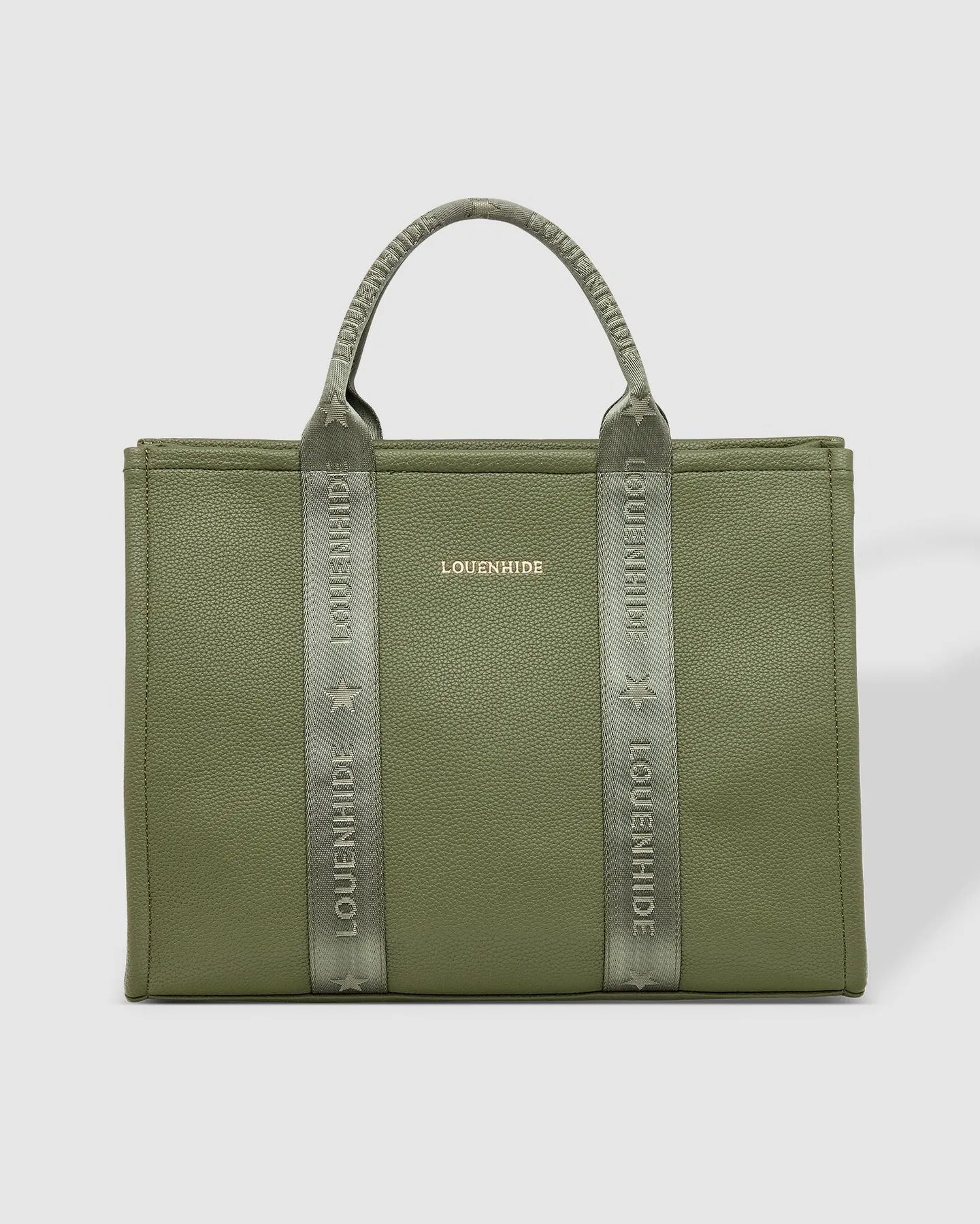 Louenhide Manhattan Logo Tote Bag - Khaki