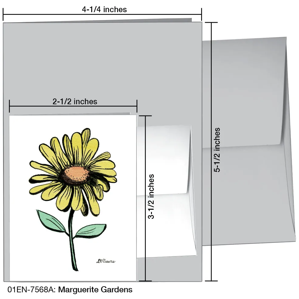 Marguerite Gardens, Greeting Card (7568A)