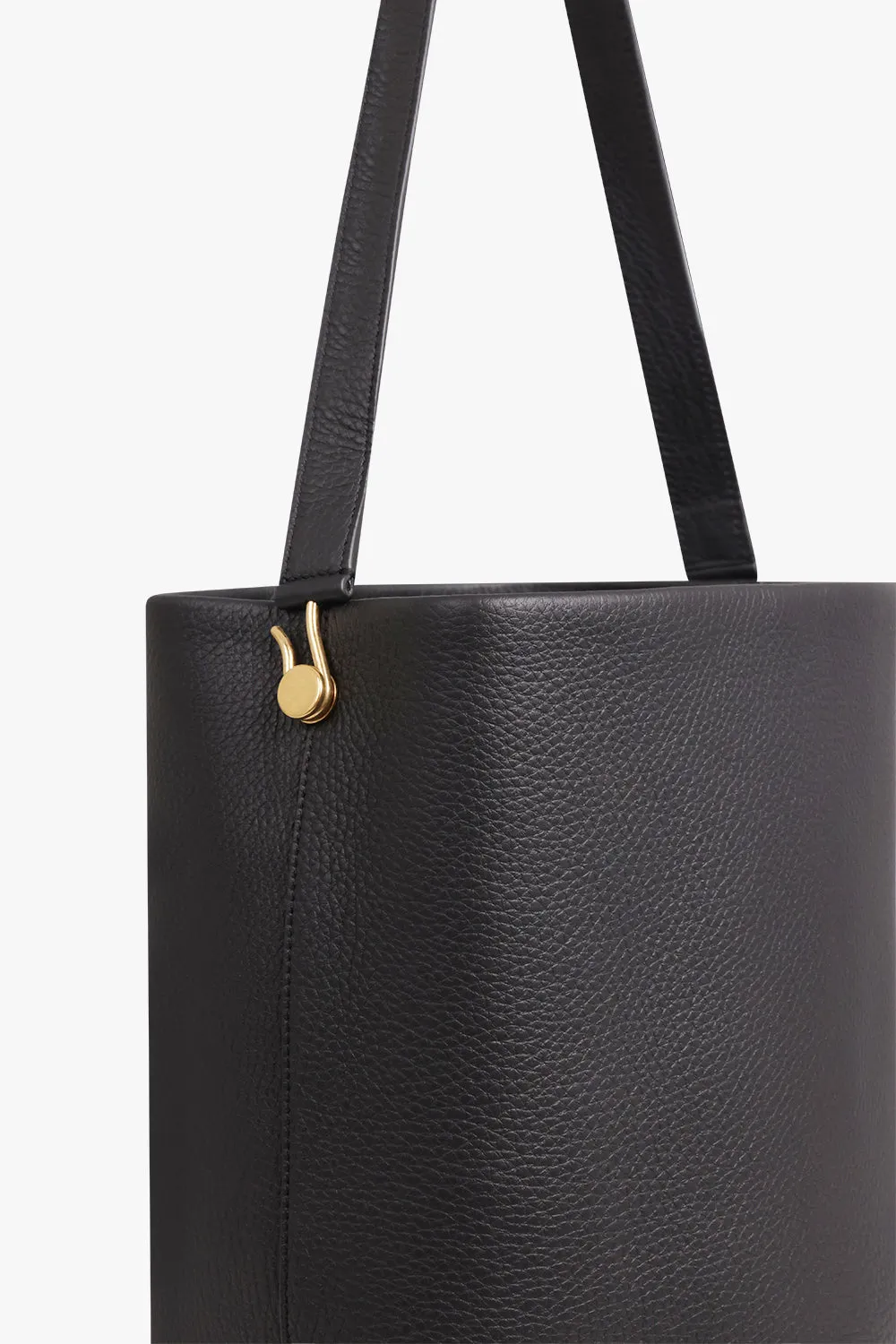 Medium N/S Hook Tote Bag | Black