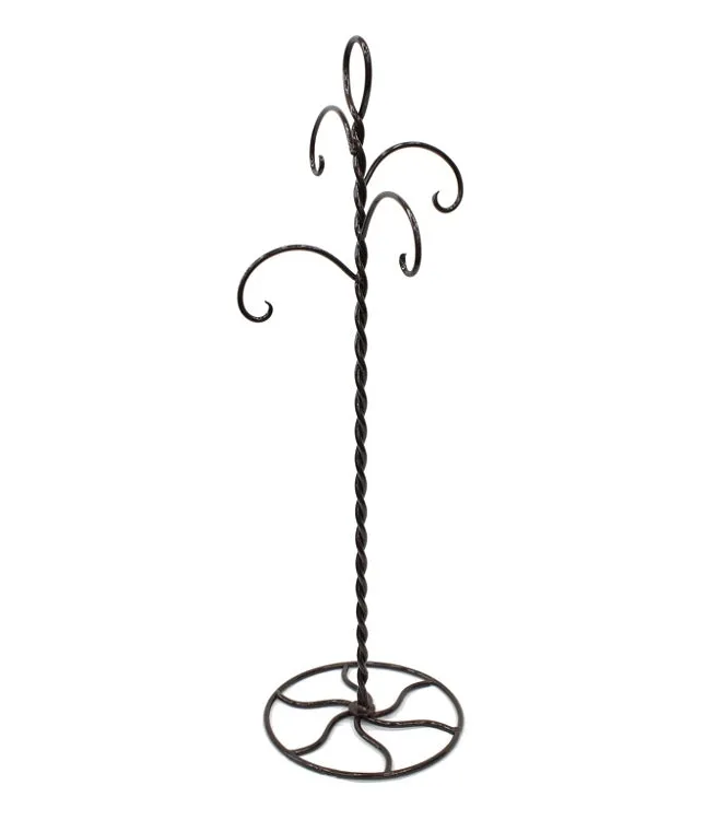 Metal Hook Purse Stand - 4 Hooks