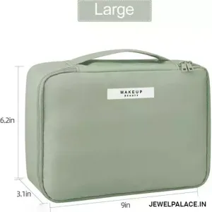Multipurpose PU Leather Waterproof Zipper Cosmetic Storage JH3672