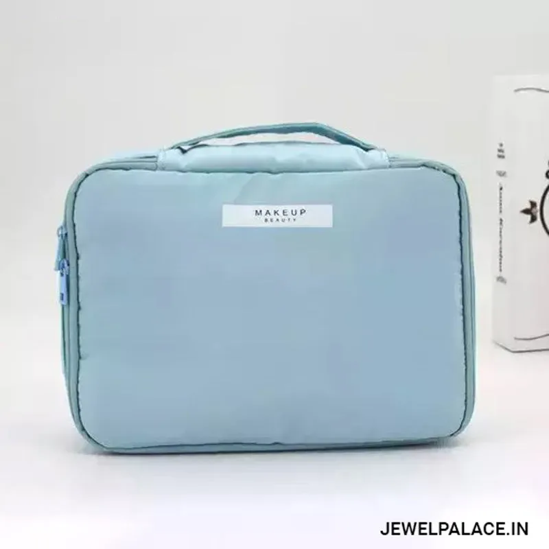 Multipurpose PU Leather Waterproof Zipper Cosmetic Storage JH3672