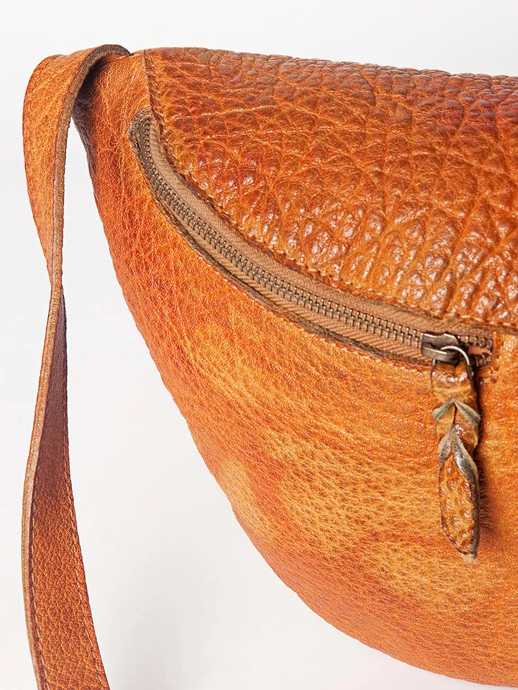 Never Mind Nmbgz122A Fanny Pack Vintage Handmade Genuine Cowhide Leather Women Bag Western Handbag Purse