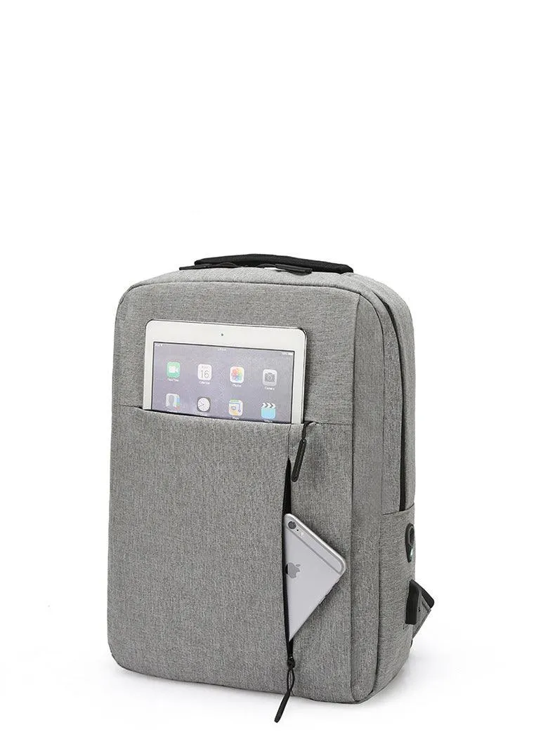 New Dimension Anti-theft Smart Laptop Backpack with USB Port - Blue