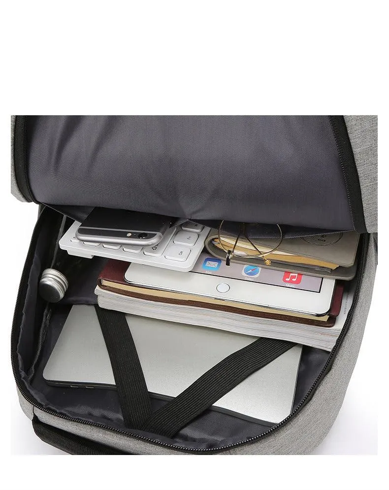 New Dimension Anti-theft Smart Laptop Backpack with USB Port - Blue