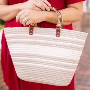 On Sandy Time Purse, Beige/White