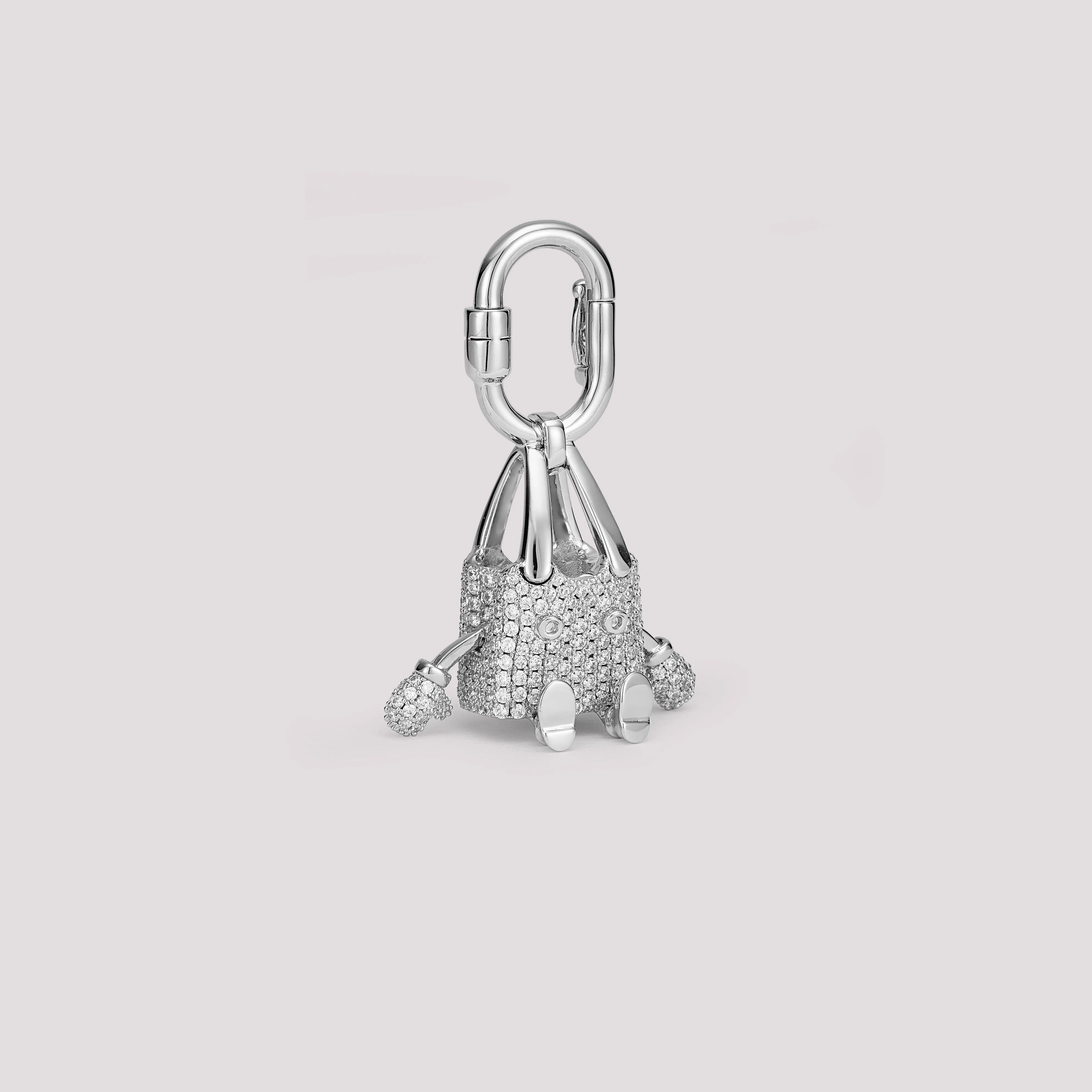 Pavé Baby Pickotin Bag Charm