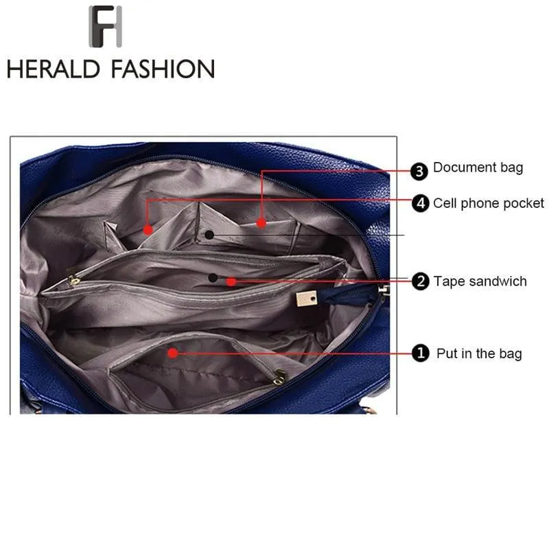 Portable Shoulder Bag Office Ladies Hobos Tote Handbag