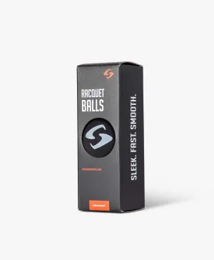 Racquetball 3 Ball Pack - Sleek Black