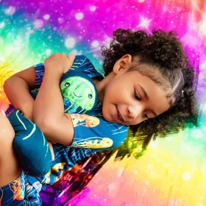 Rainbow Jellies Character Pillow