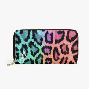 Rainbow Leopard Zipper Purse by Art-Manifested