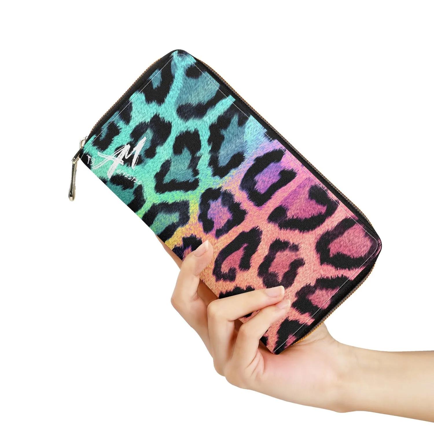 Rainbow Leopard Zipper Purse by Art-Manifested