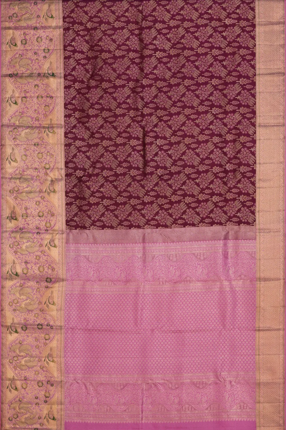Rangkat Brocade Kanchipattu Silk Saree
