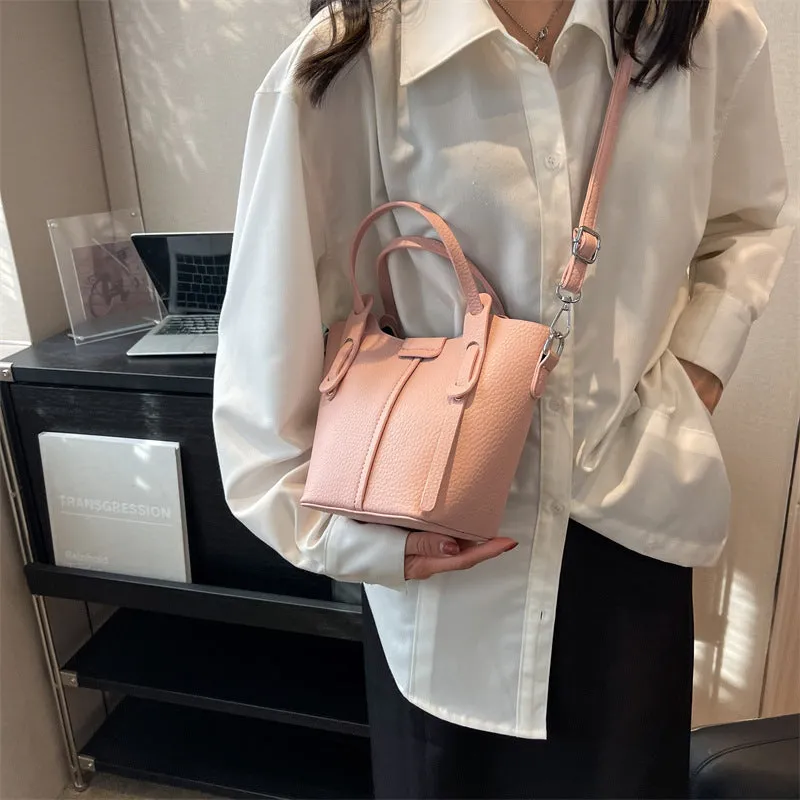 Retro Fashion Shoulder Bucket Bag