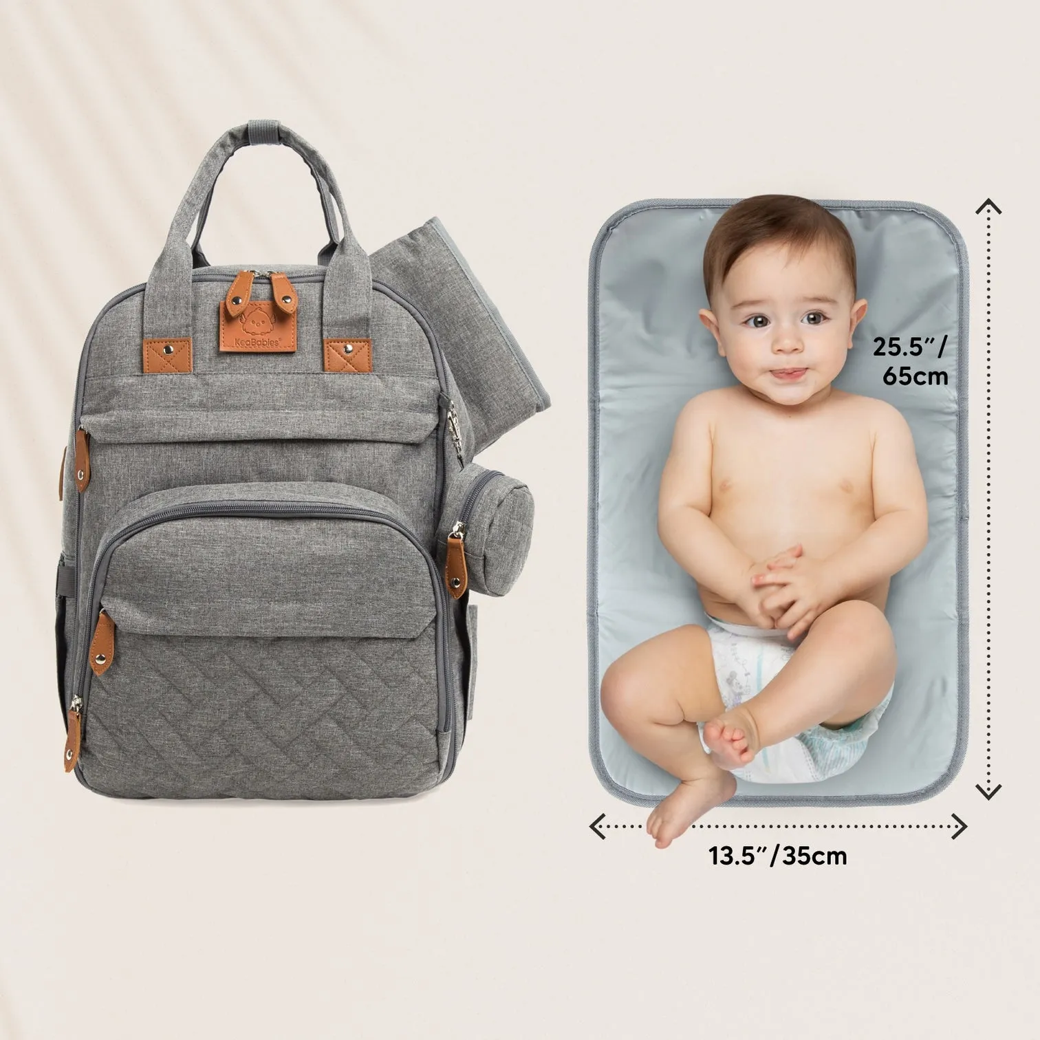 Rove Diaper Backpack - Classic Gray