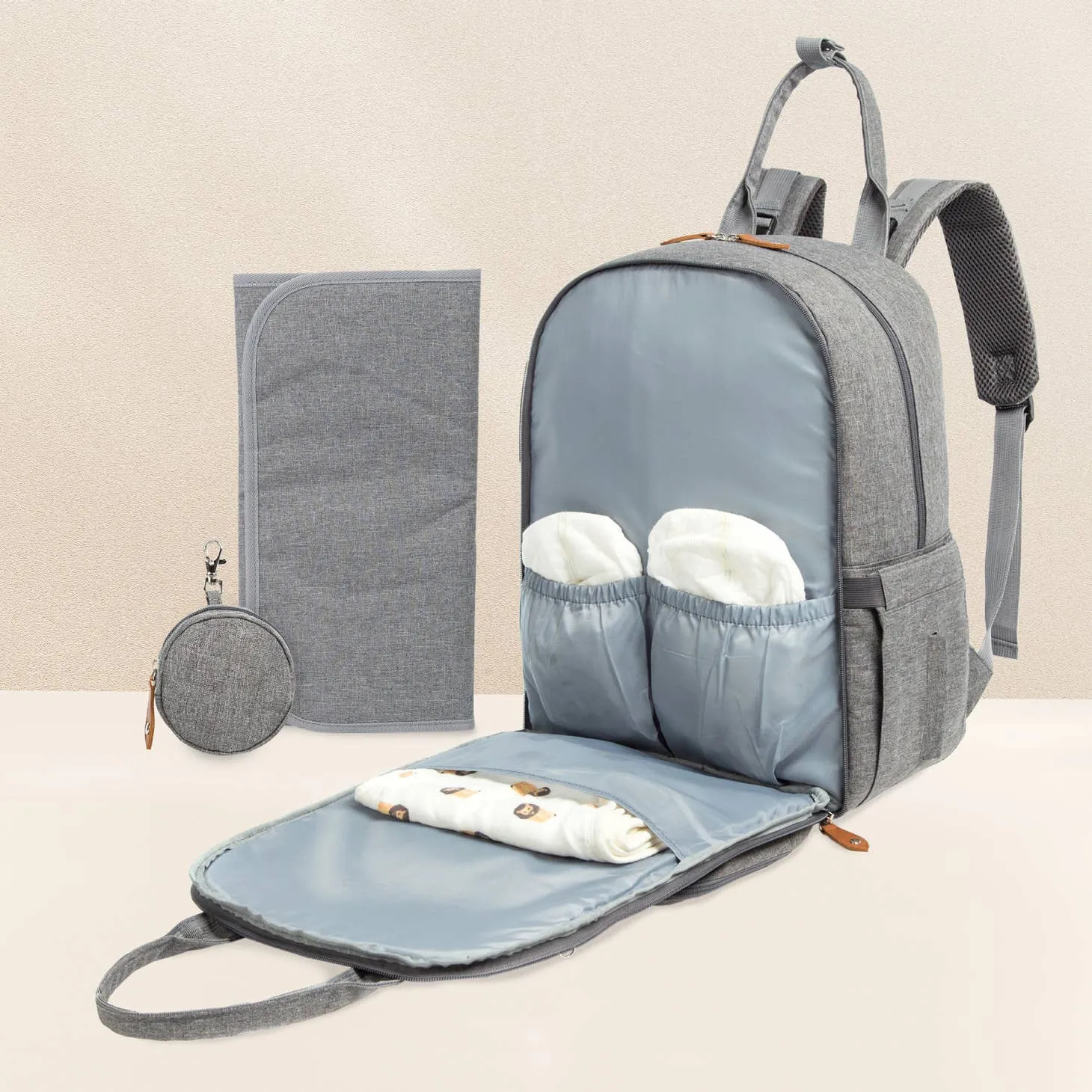Rove Diaper Backpack - Classic Gray