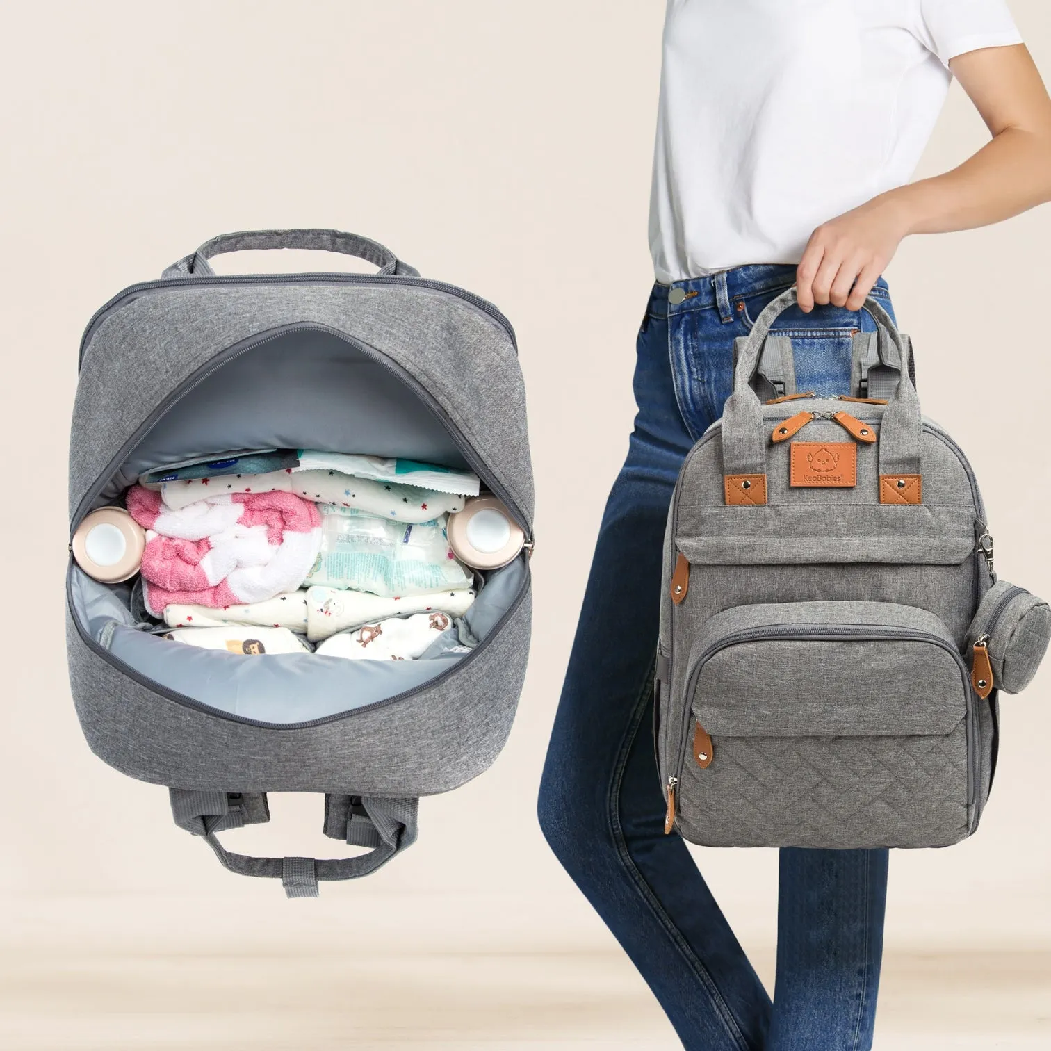 Rove Diaper Backpack - Classic Gray