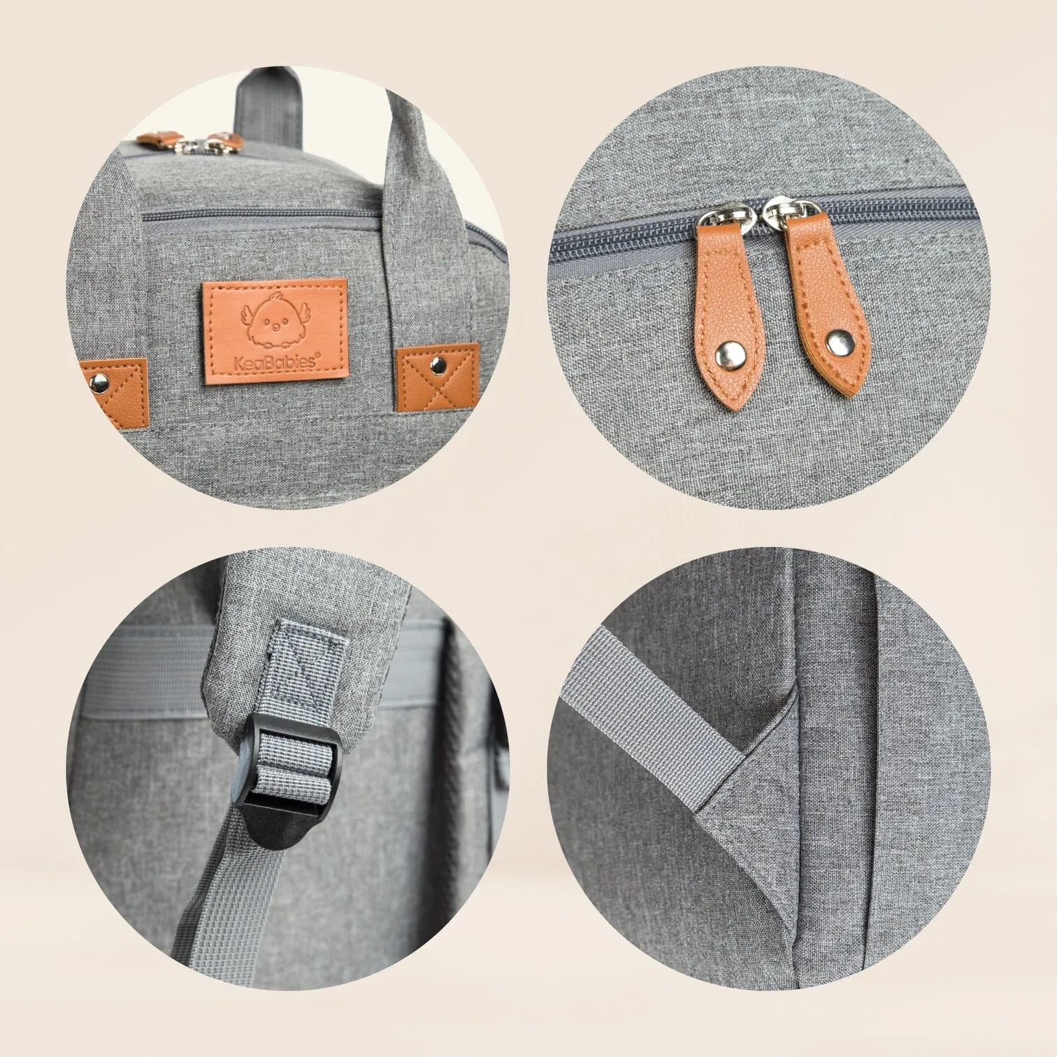 Rove Diaper Backpack - Classic Gray