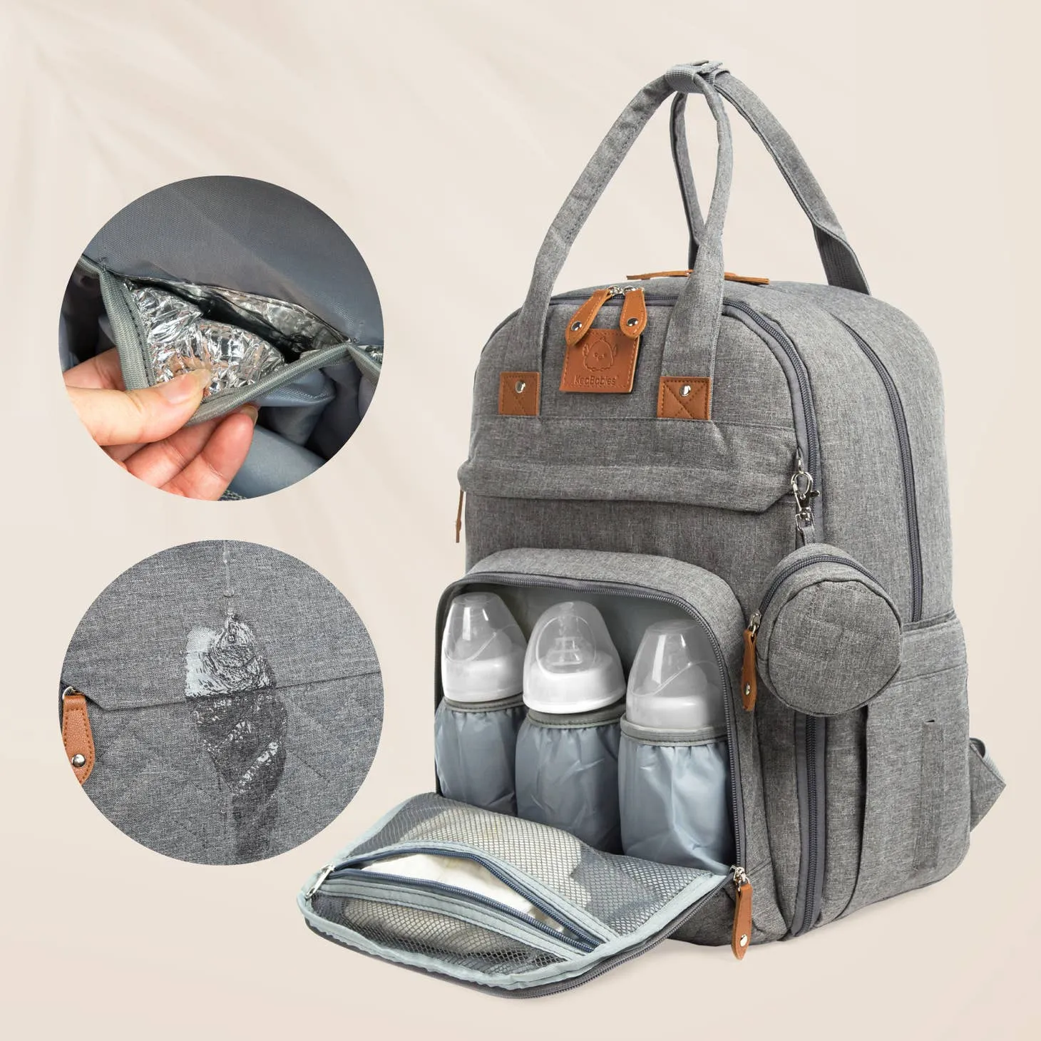 Rove Diaper Backpack - Classic Gray