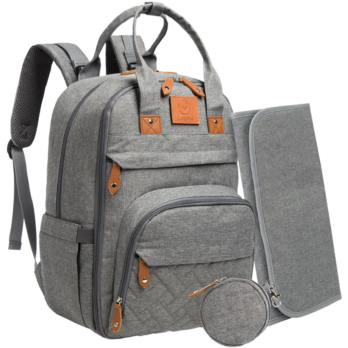 Rove Diaper Backpack - Classic Gray