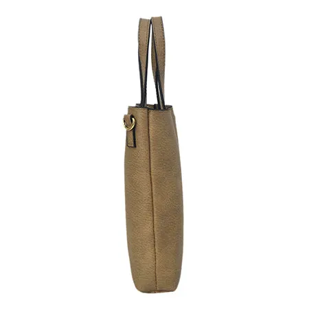 !SALE! Camel Faux Leather NGIL Bucket Handbag