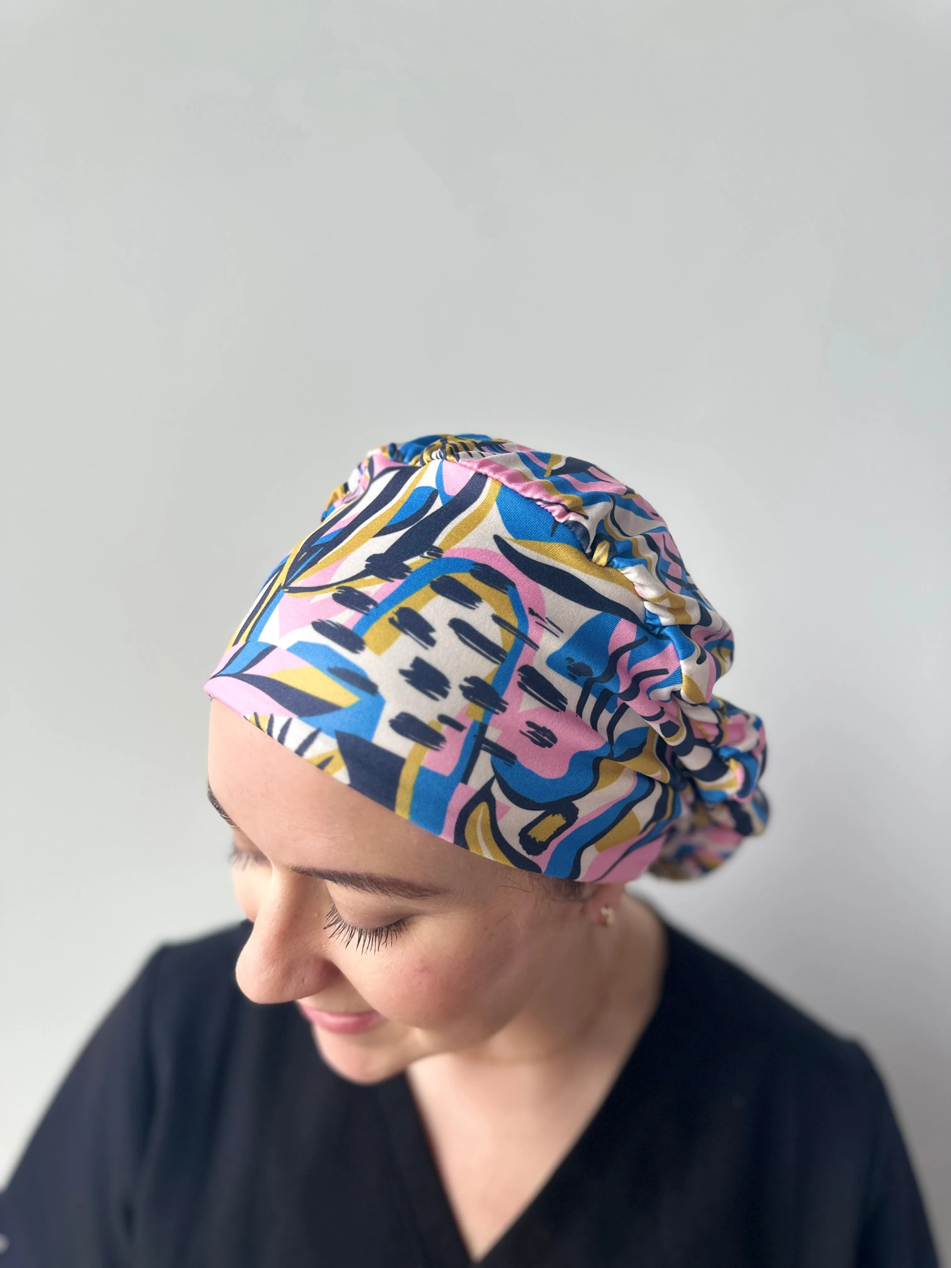 Scrub Hat - Vibrant Abstract