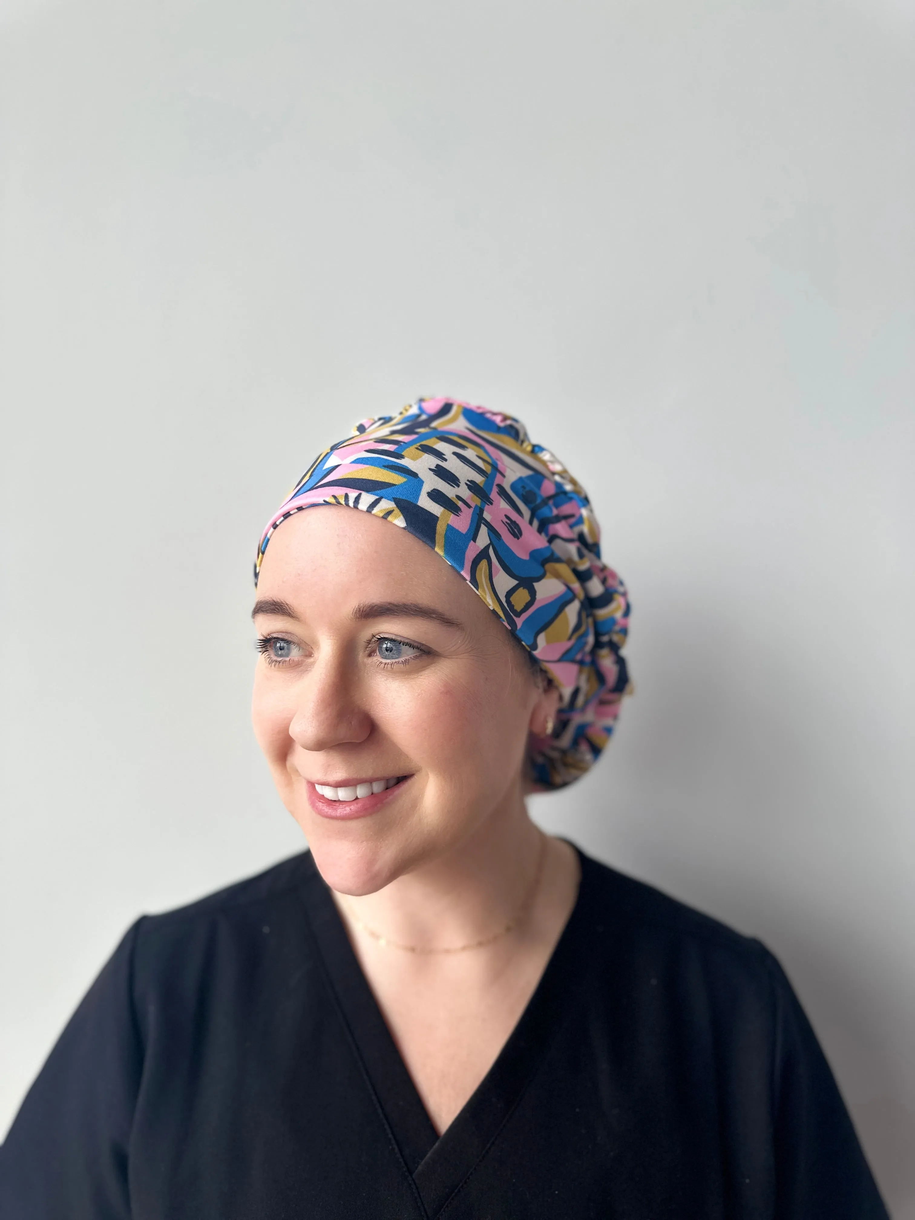 Scrub Hat - Vibrant Abstract