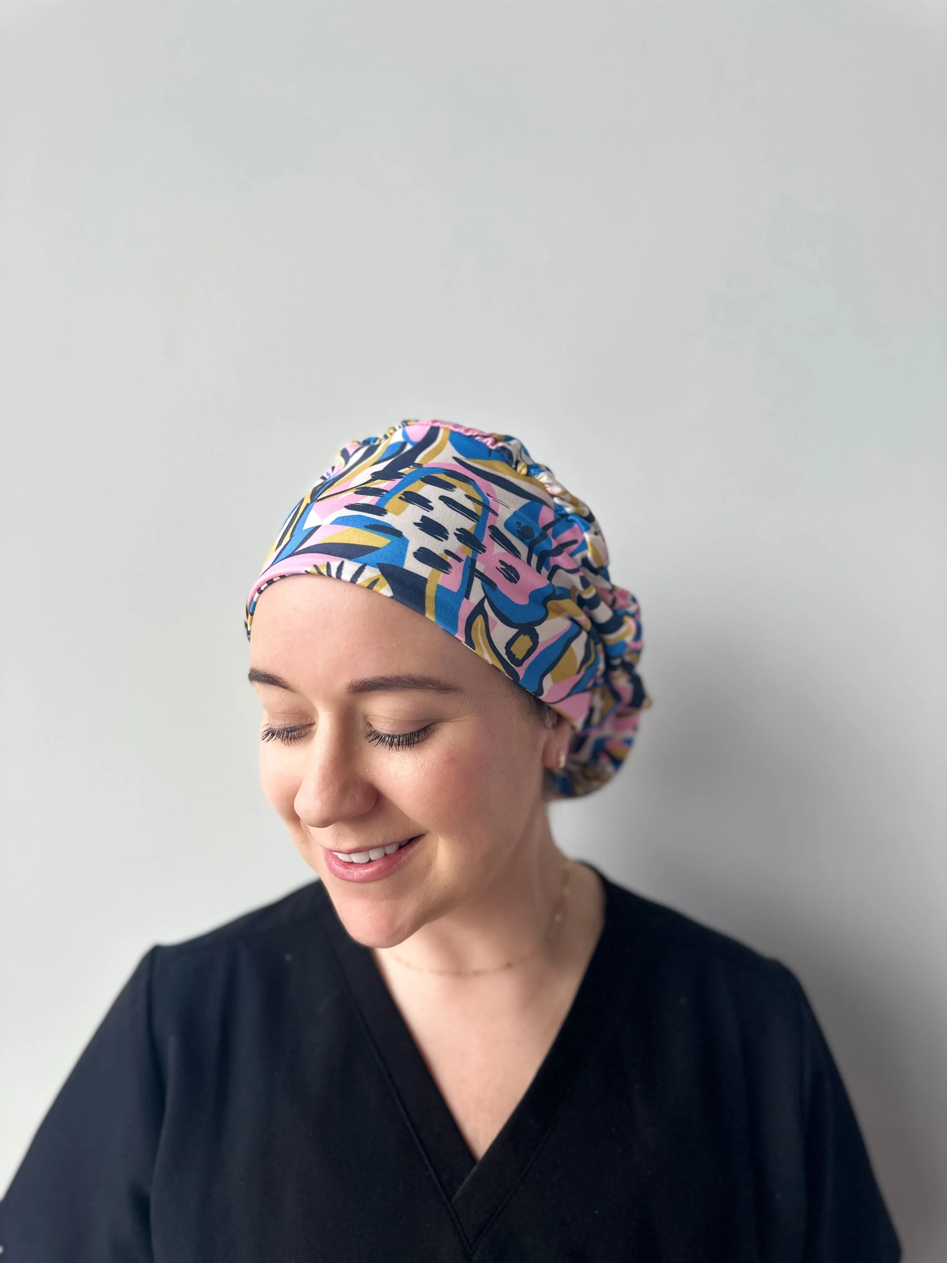 Scrub Hat - Vibrant Abstract