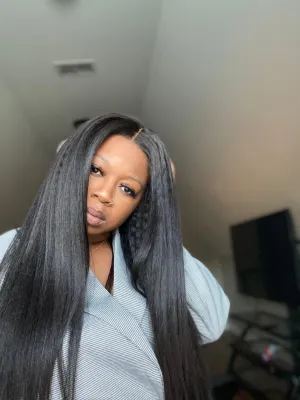 Sleek and Stylish: Kinky Straight Wig for Effortless Elegance