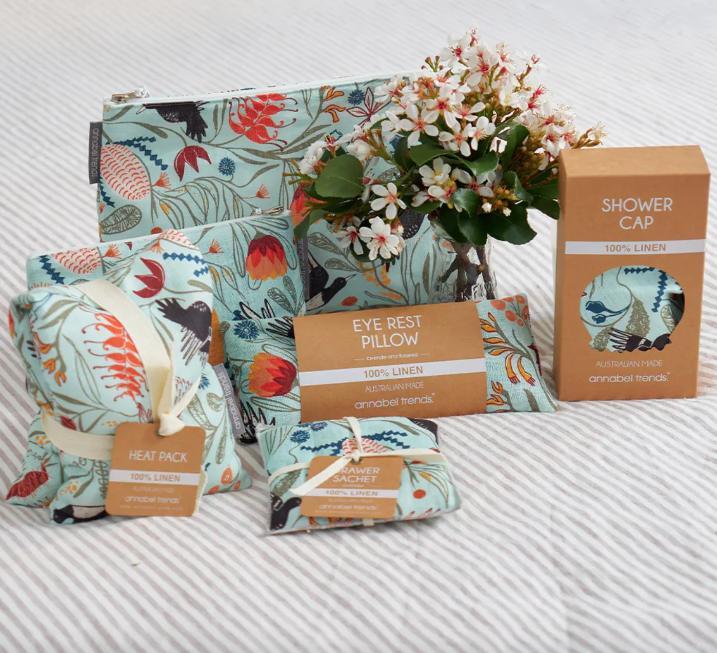 Small Cosmetic Bag - Magpie Floral