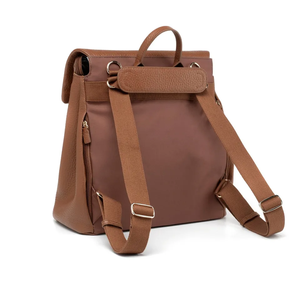 Storksak St. James Convertible Leather Backpack