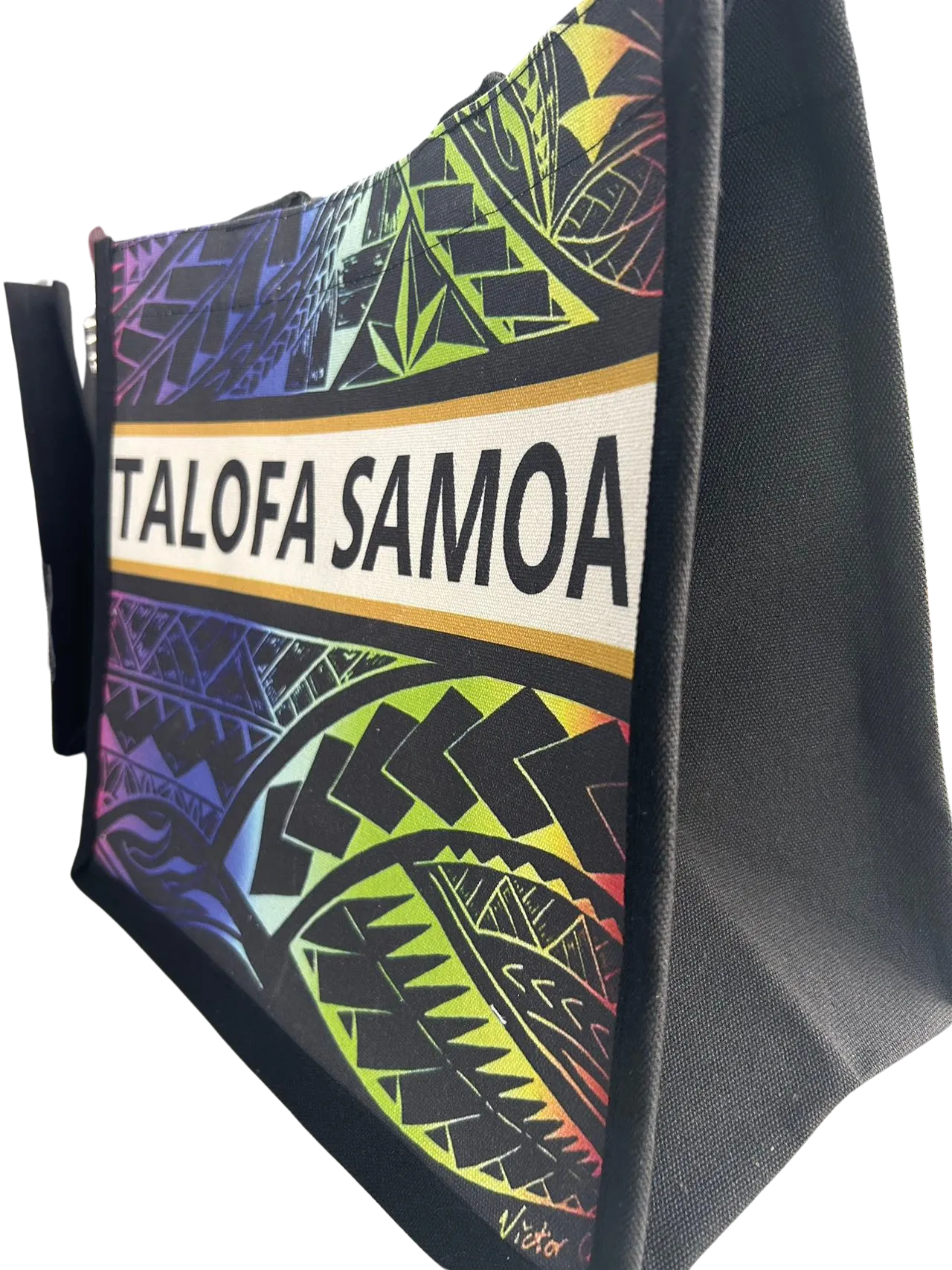 TALOFA SAMOA Canvas Bag multi-color designed by Victor Chen