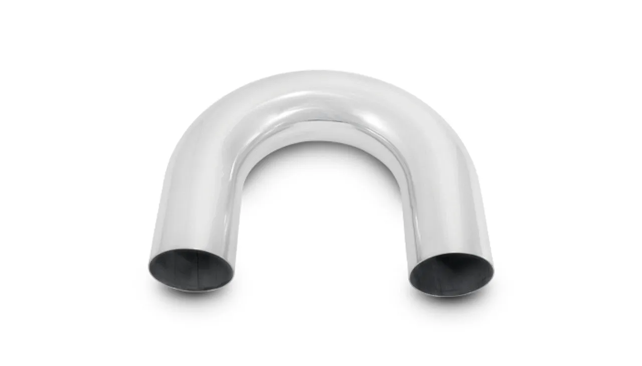 Vibrant 180 Degree Aluminum Piping, 3" O.D. - Polished  - 2869