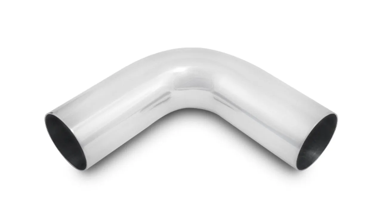 Vibrant 90 Degree Aluminum Piping, 1.5" O.D. - Polished  - 2158