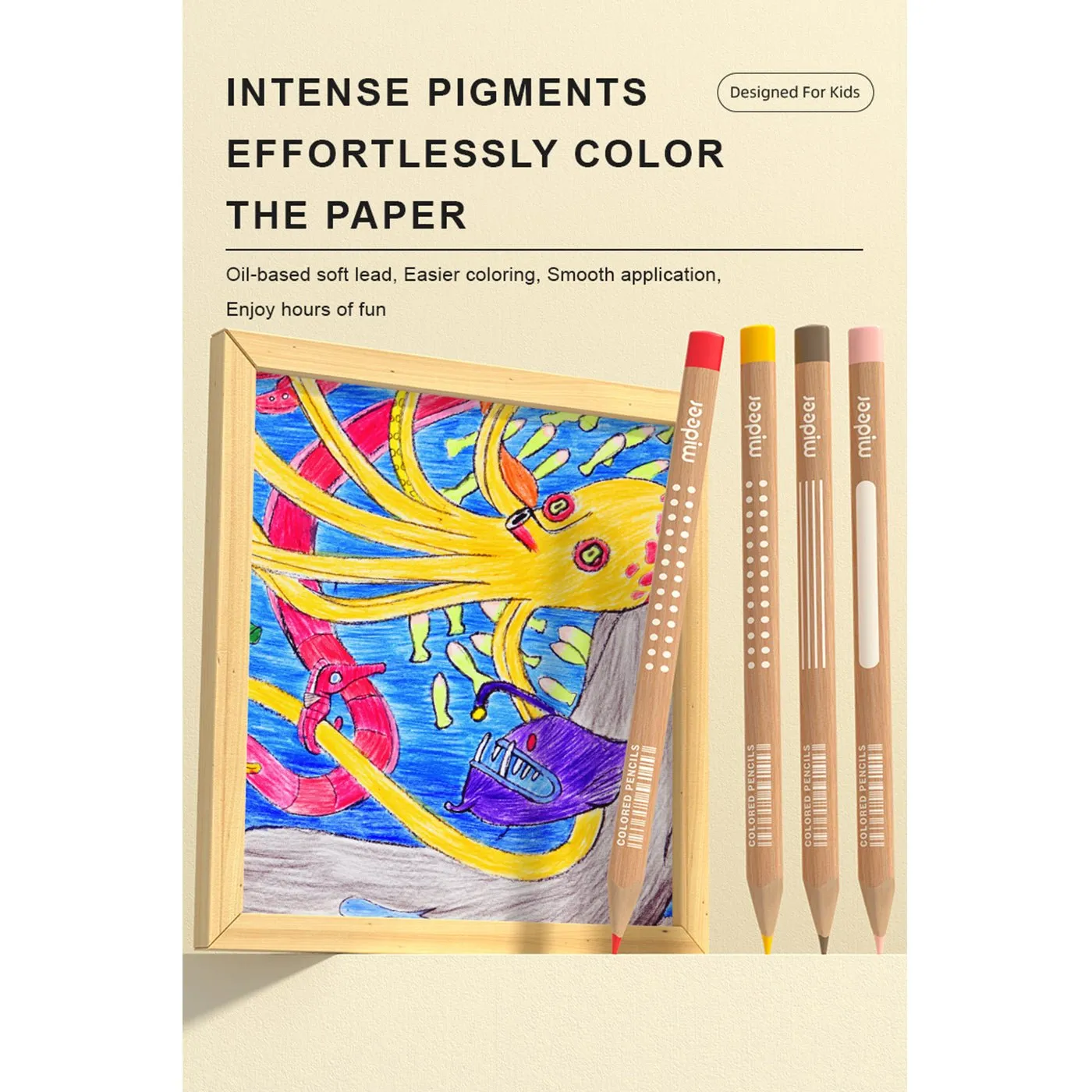 Vibrant Colored Pencil 48 Colors