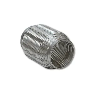 Vibrant Performance TurboFlex Weld-On Exhaust Flex Pipe - Flexible - 2 in Inlet - 2 in Outlet - 4 in Long