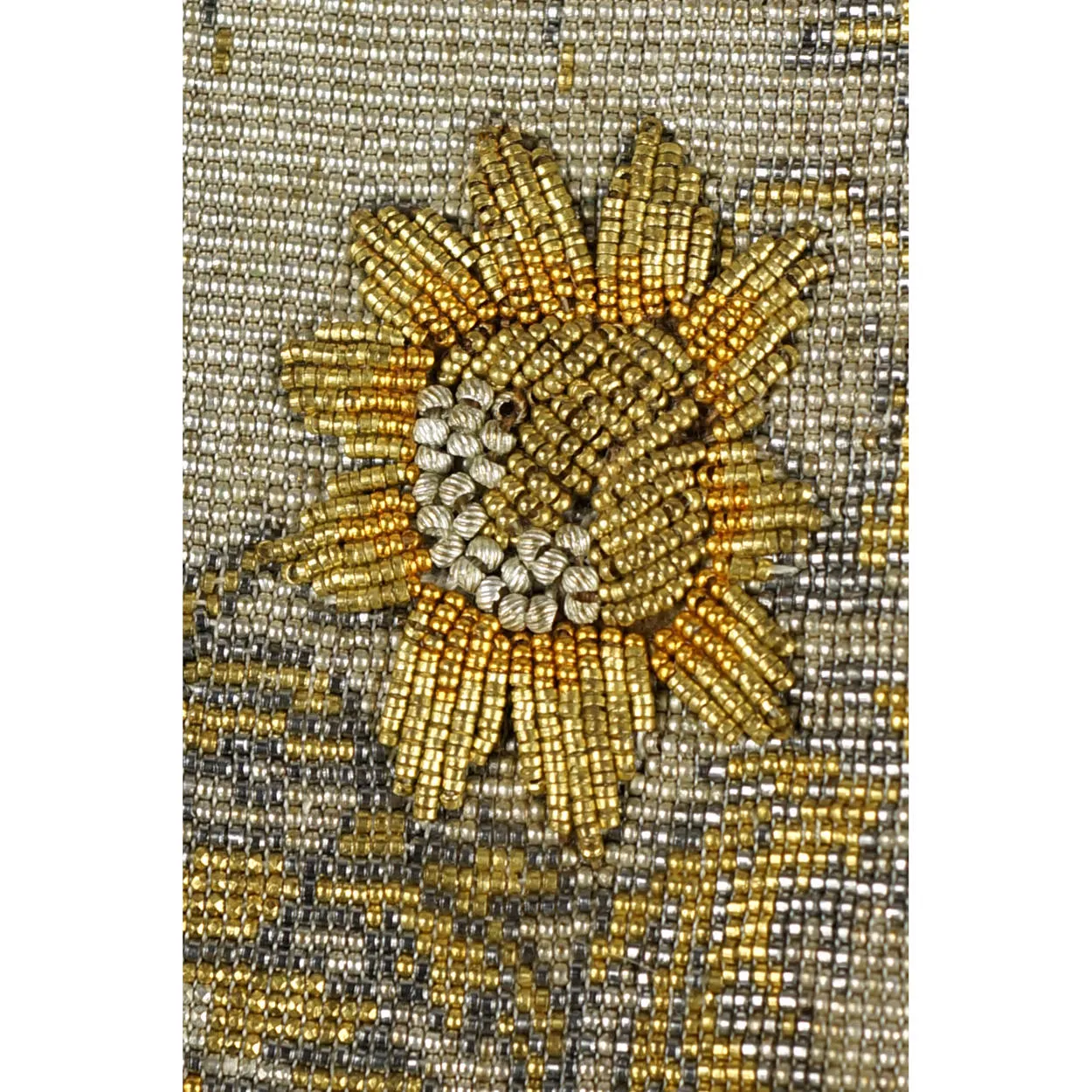 Vintage Evening Purse Micro Steel Beaded Bag Made in France for Holt Renfrew