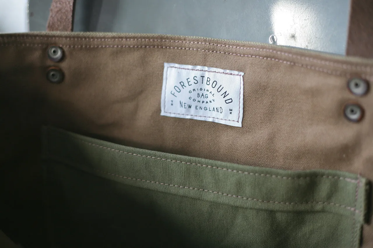 WWII era Canvas & Work Apron Tote Bag